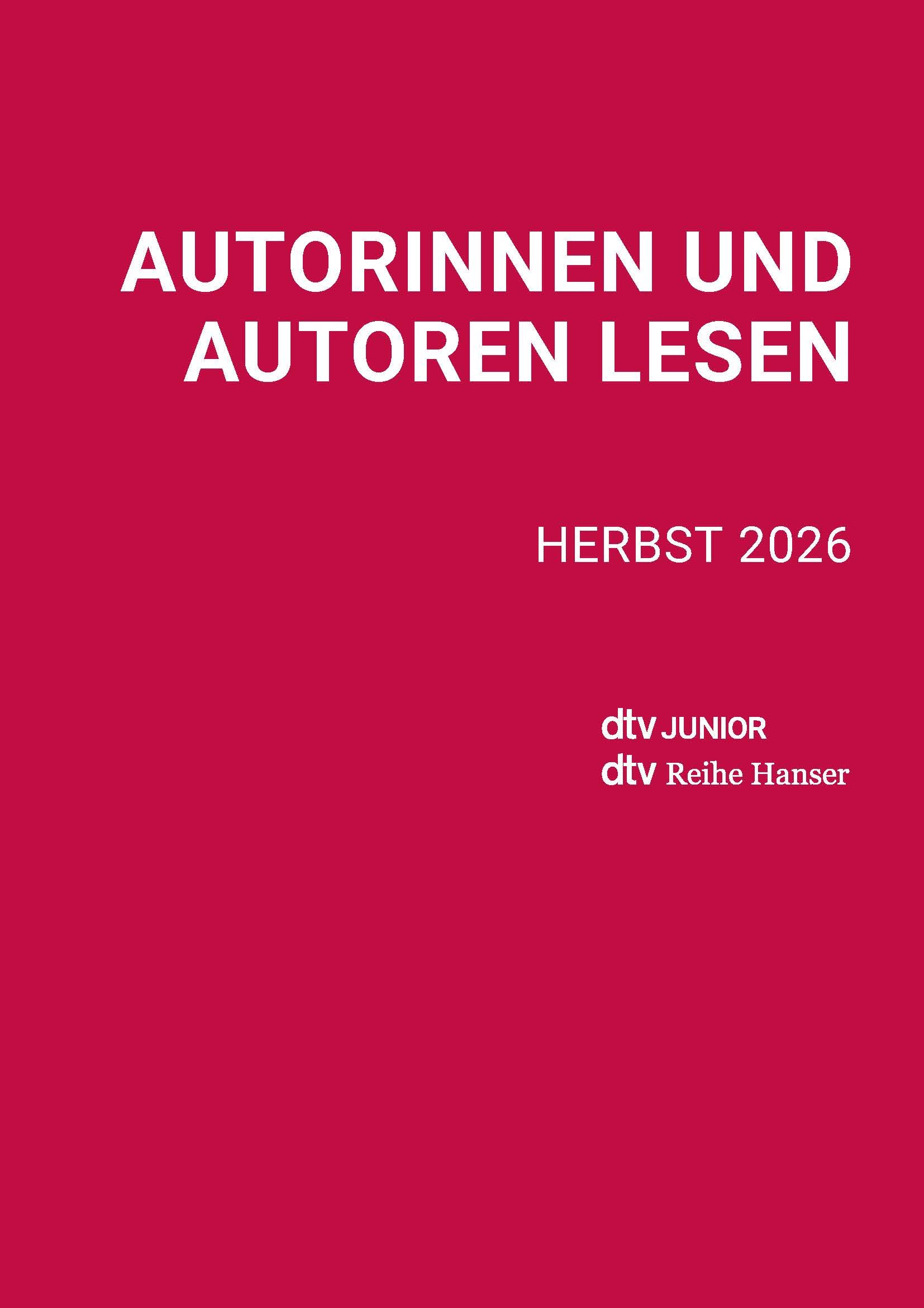 Cover für dtv Veranstaltungsangebot aus dem Kinder- & Jugendbuch Herbst 2026